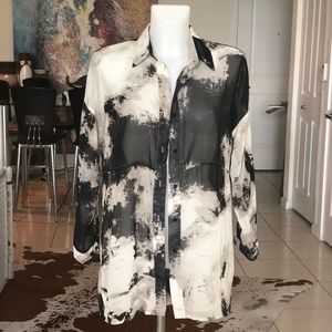 Boohoo | Cloud Pattern Shirt